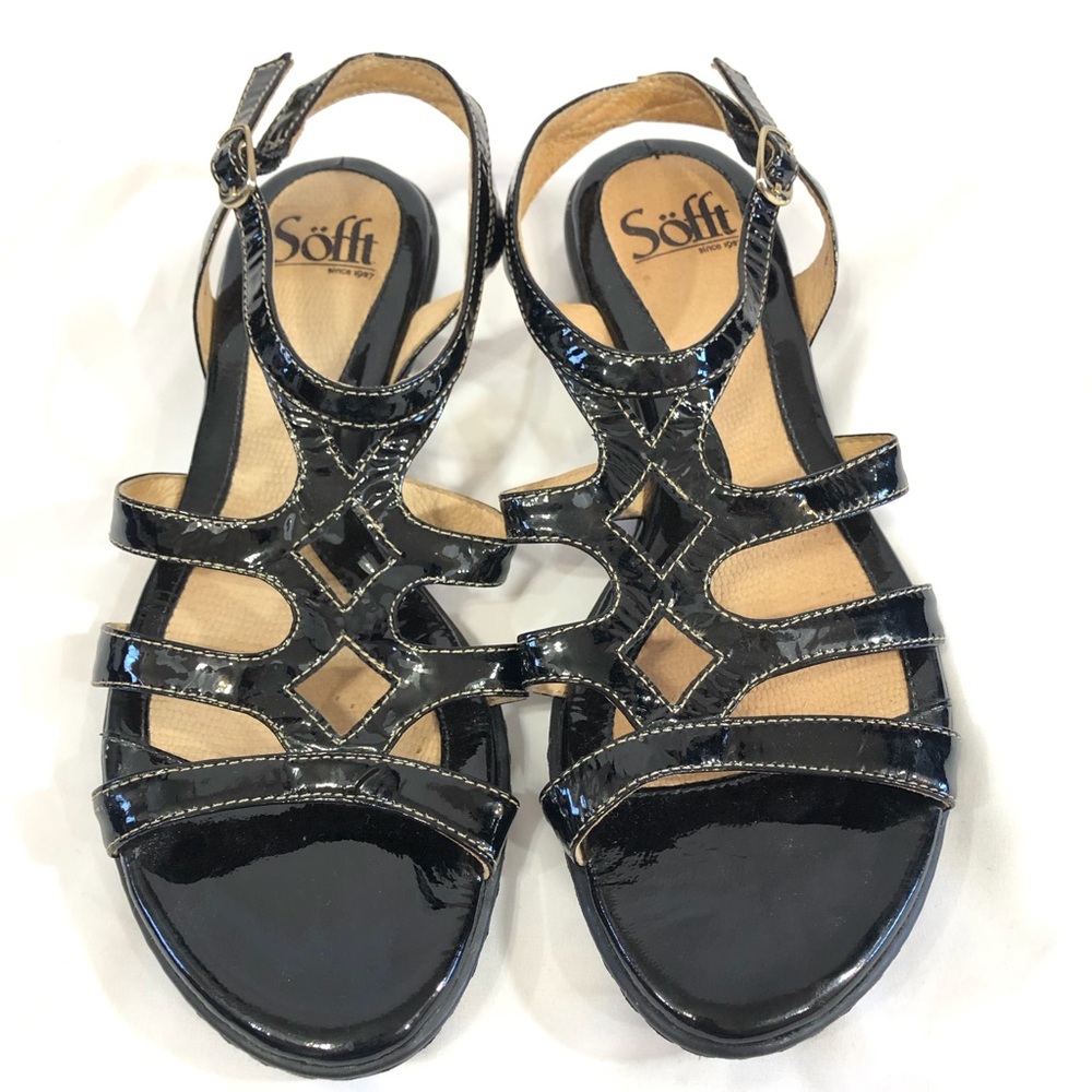 Sofft Patent Leather Sandals
